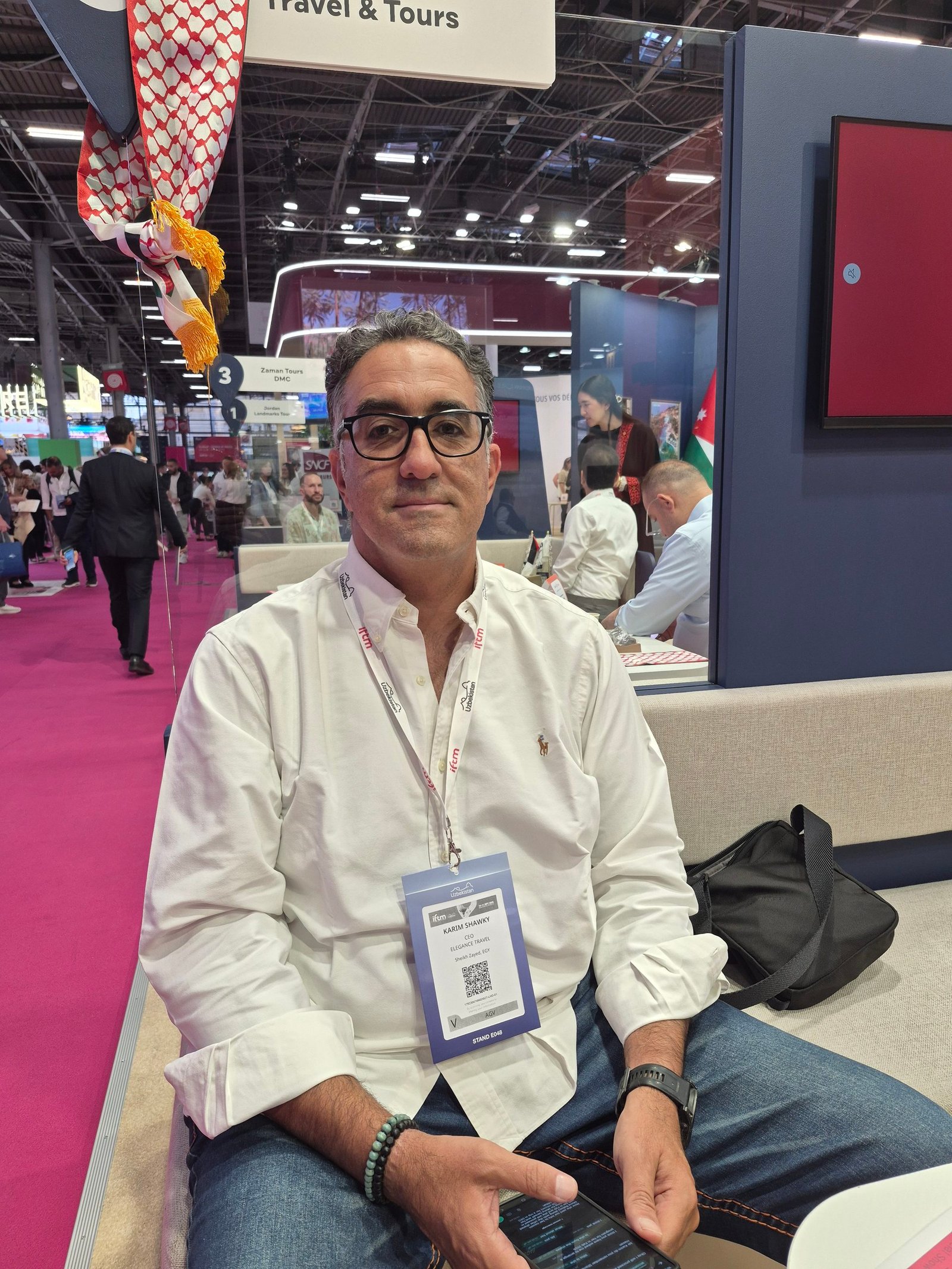 Jordan : Ghrisi Al Ghrisi, the founder and CEO of the tour operator Med Tours at IFTM 2026 - 3