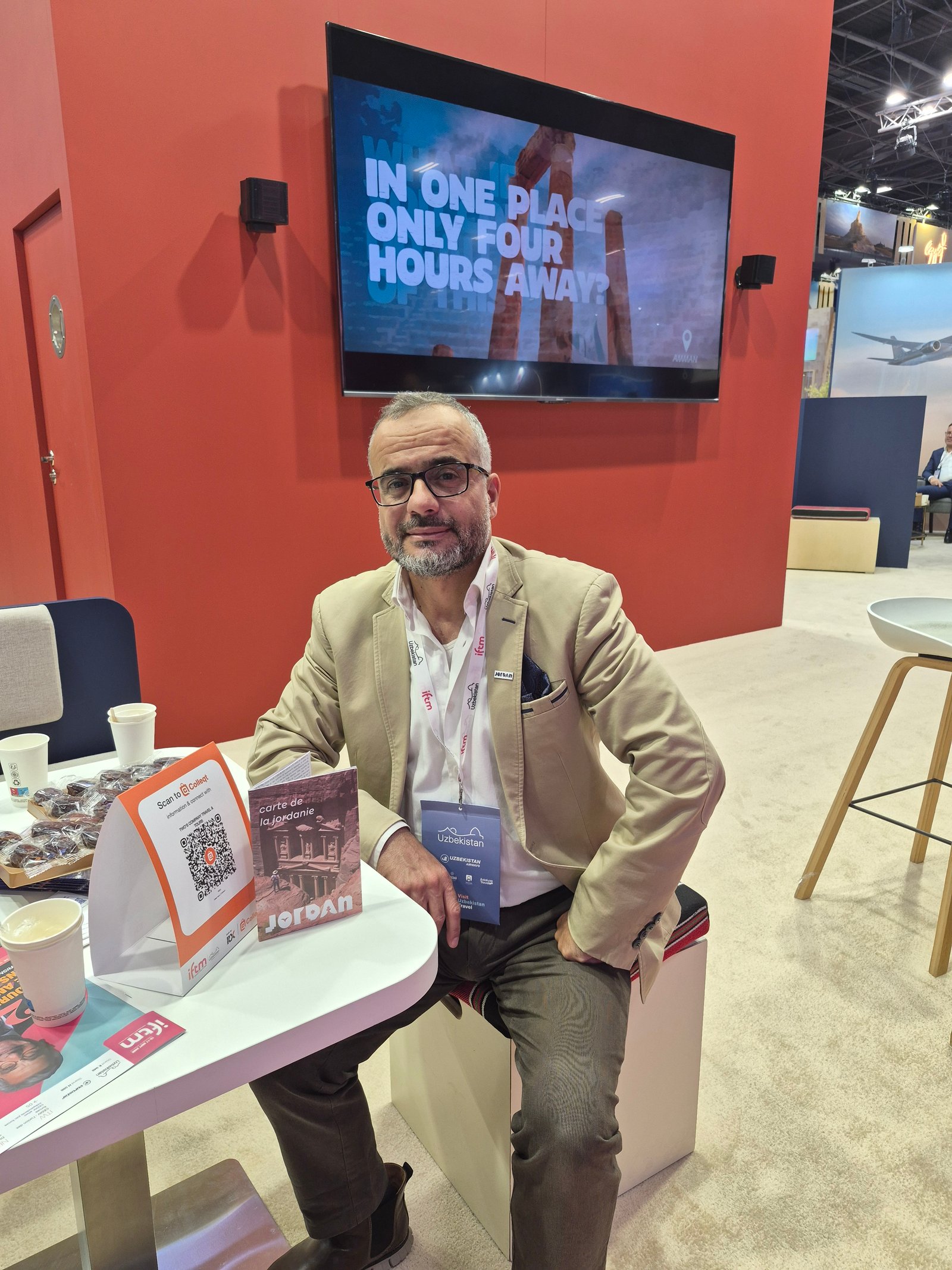 Jordan : Ghrisi Al Ghrisi, the founder and CEO of the tour operator Med Tours at IFTM 2026 - 2