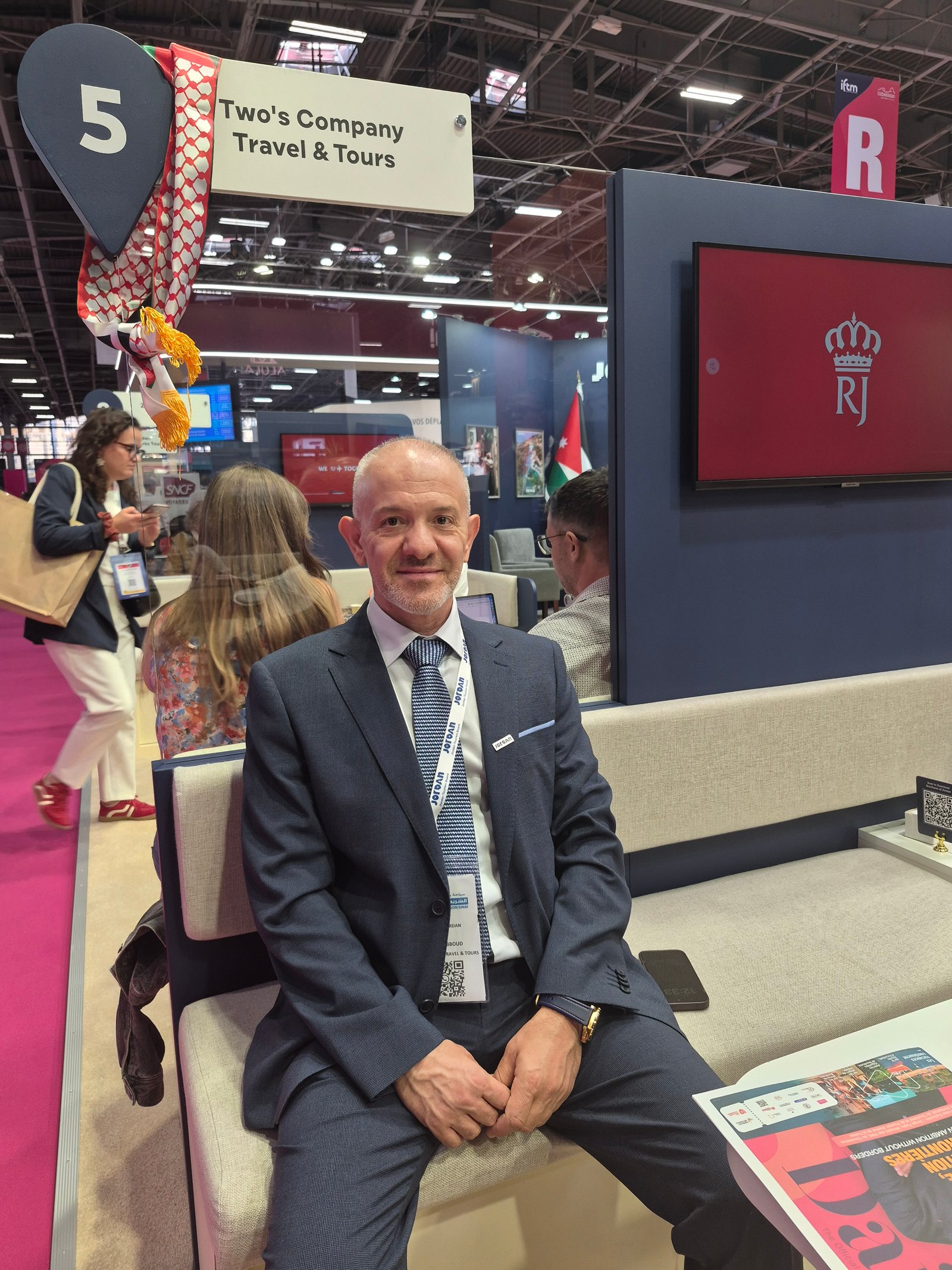 Jordan : Ghrisi Al Ghrisi, the founder and CEO of the tour operator Med Tours at IFTM 2026 - 4